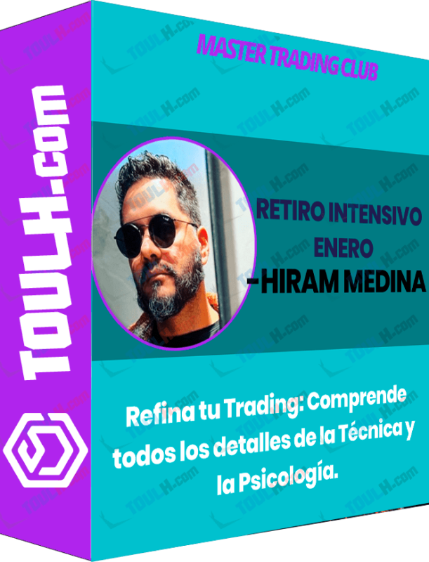 Curso de trading con Hiram Medina para mejorar habilidades financieras y psicológicas.