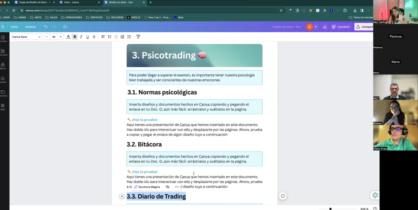 Guía de psicotrading y diario de trading para mejorar resultados financieros.