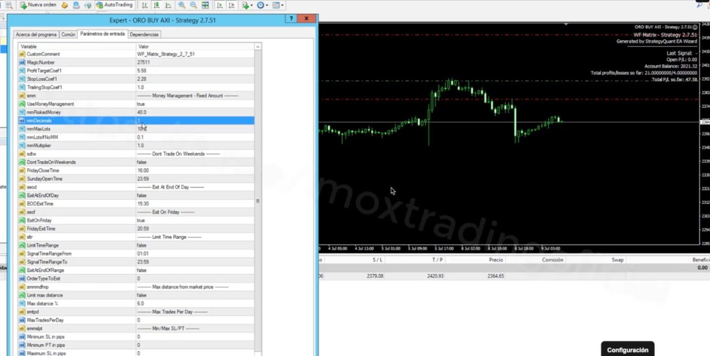 Academia de Trading Algorítmico IMOX de Aritz Sánchez • TouLh