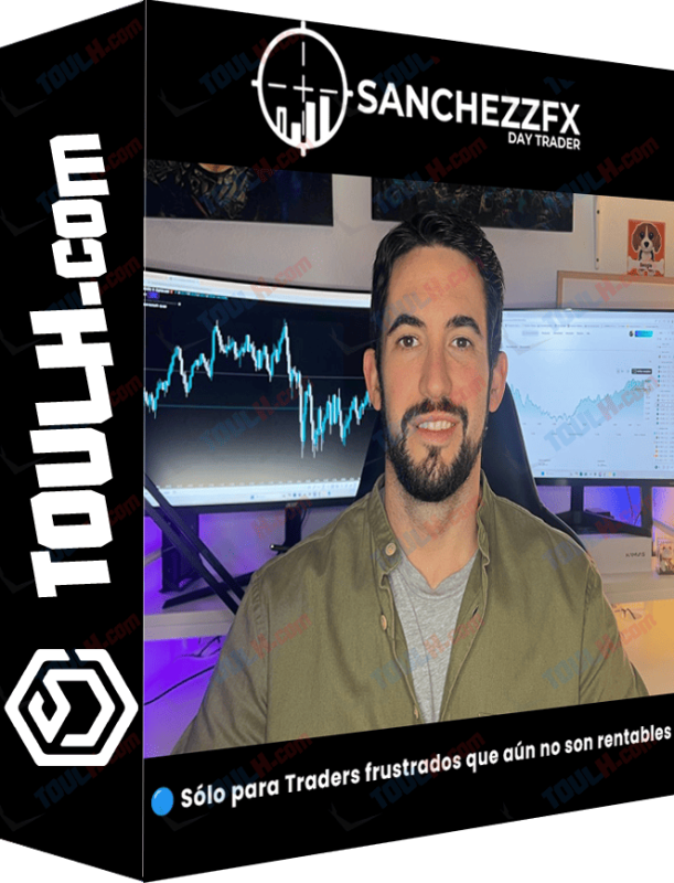Instructor de trading en un entorno de análisis financiero y gráficos en pantalla.