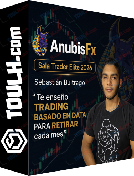 Curso de trading Anubis Fx con Sebastián Buitrago en 2026.