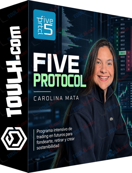 Libro Five Protocol de Carolina Mata sobre trading y sostenibilidad financiera.