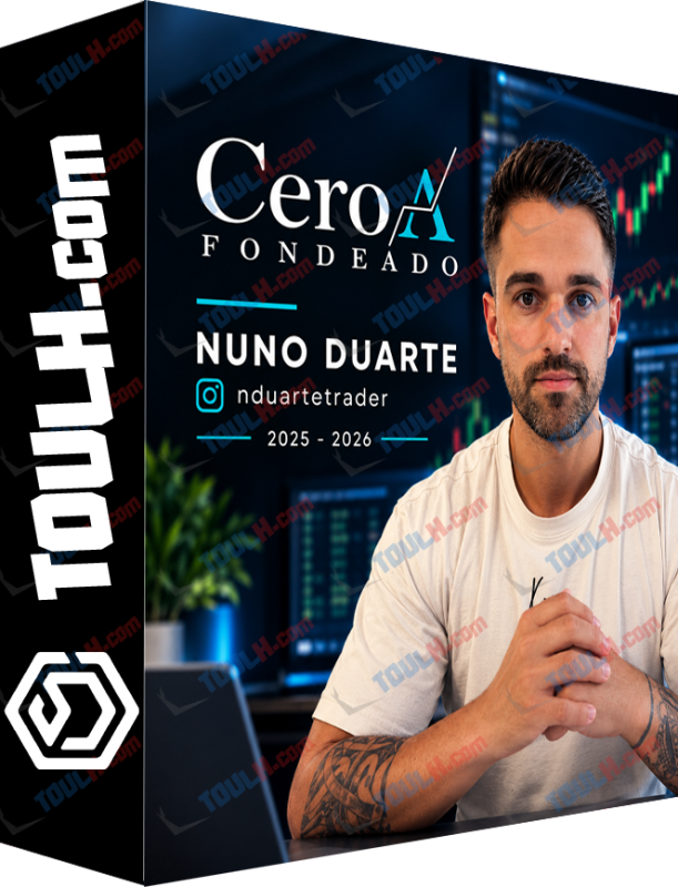 Nuno Duarte, experto en trading y fundador de CeroX, en un entorno financiero digital.