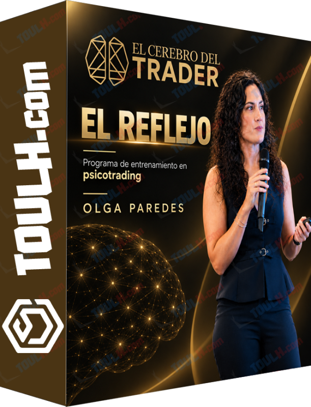 Portada del curso 'El Reflejo' sobre entrenamiento en psicotrading por Olga Paredes.